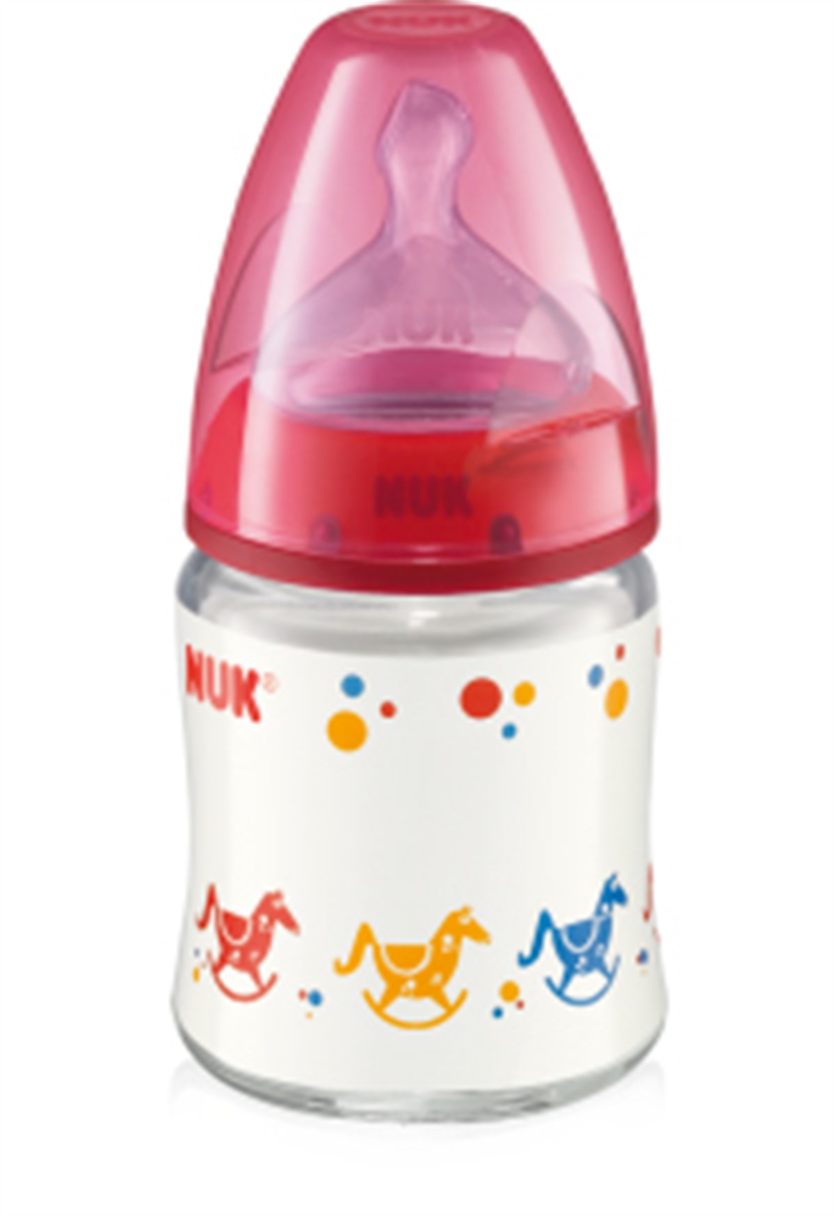 NUK First Choice Cam Biberon 120ml Pembe