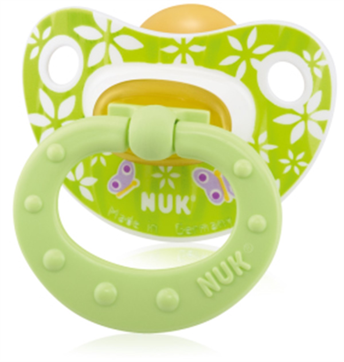 Nuk Happy Kids Kauçuk Emzik Yeşil No : 1