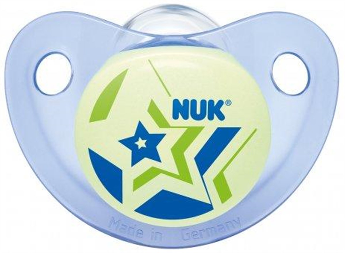 Nuk Night & Day Silikon Uyku Emziği Mavi No 2