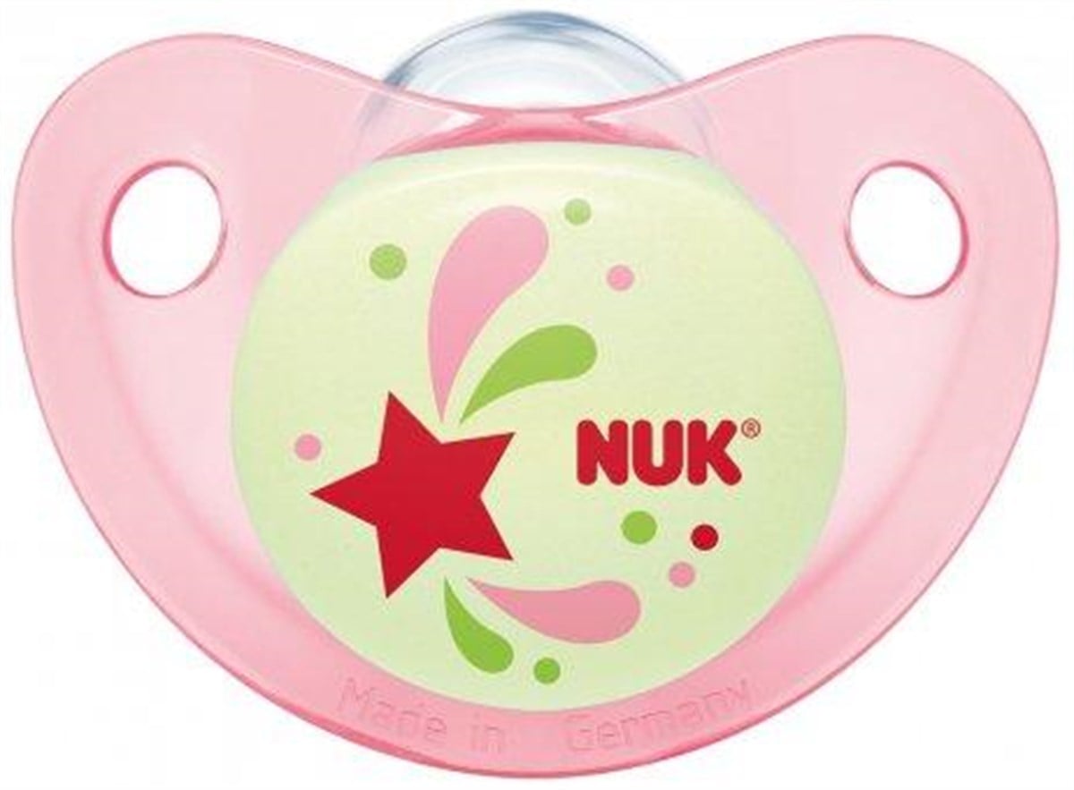 Nuk Night & Day Silikon Uyku Emziği Pembe No 3