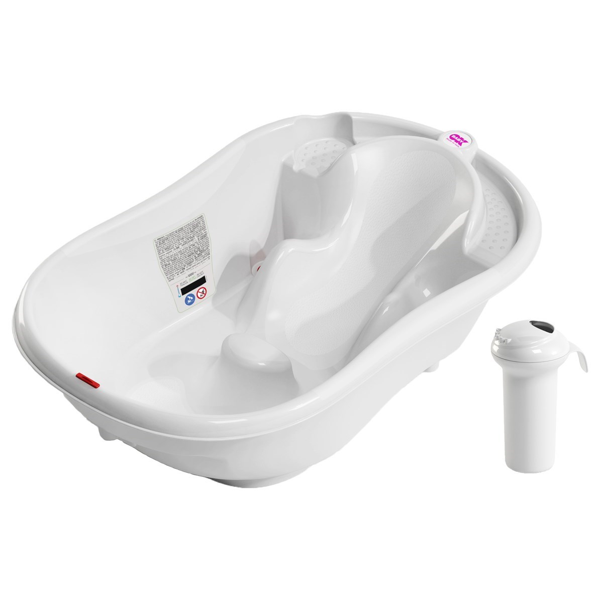 OkBaby Onda Evol Banyo Küveti & Splash Bebek Duşu / Beyaz