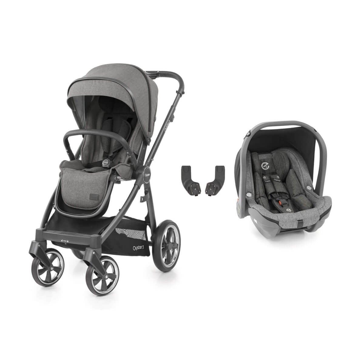 Oyster 3® Travel Set Bebek Arabası - Mercury City Grey