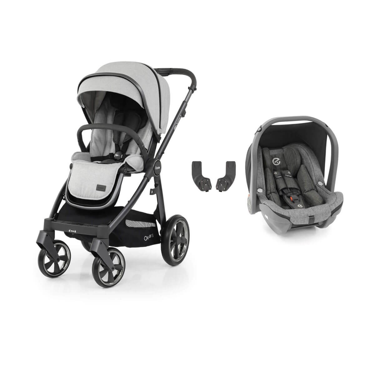 Oyster 3® Travel Set Bebek Arabası - Silver Tonic