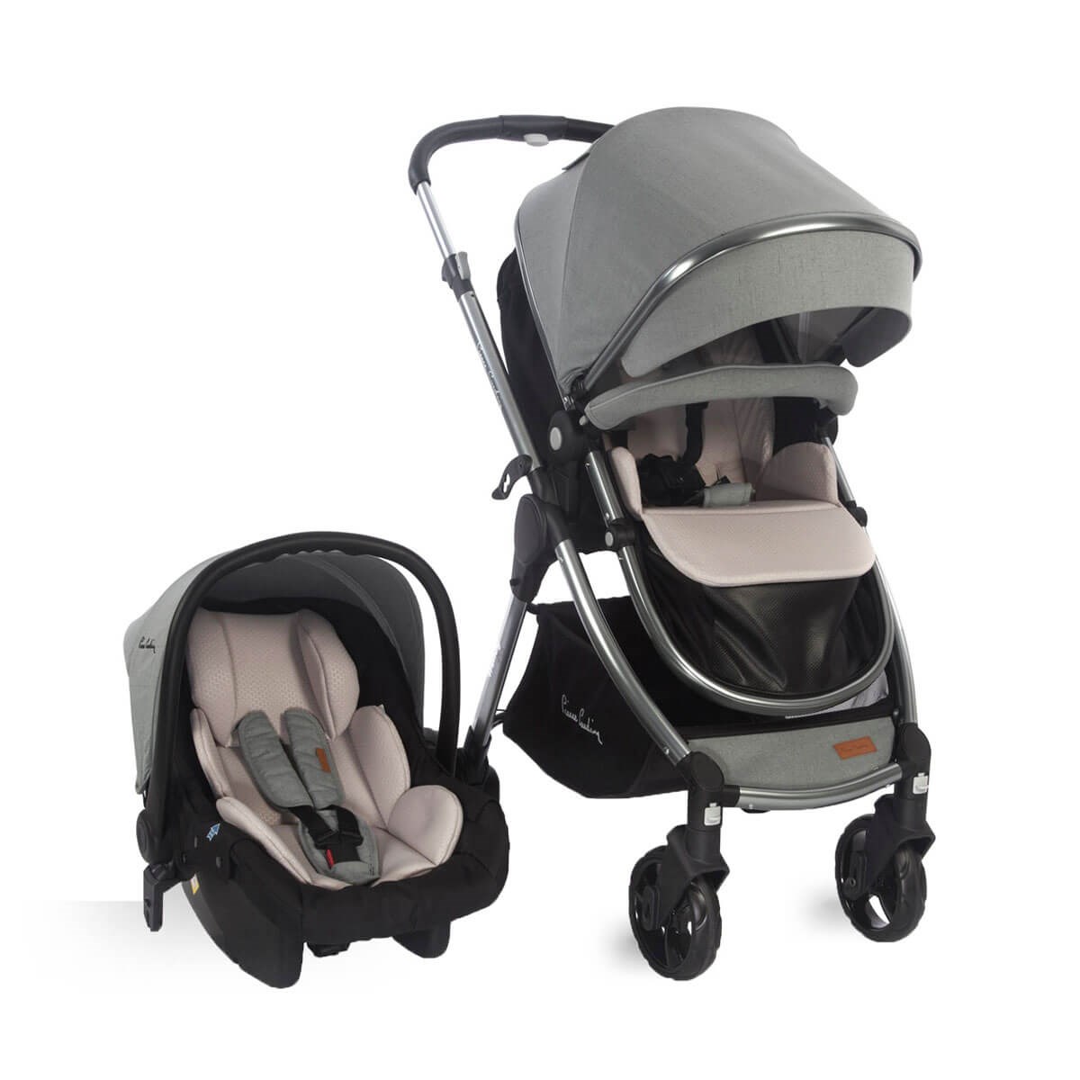 Pıerre Cardin Trendy Plus Travel Sistem Bebek Arabası Koyu Gri