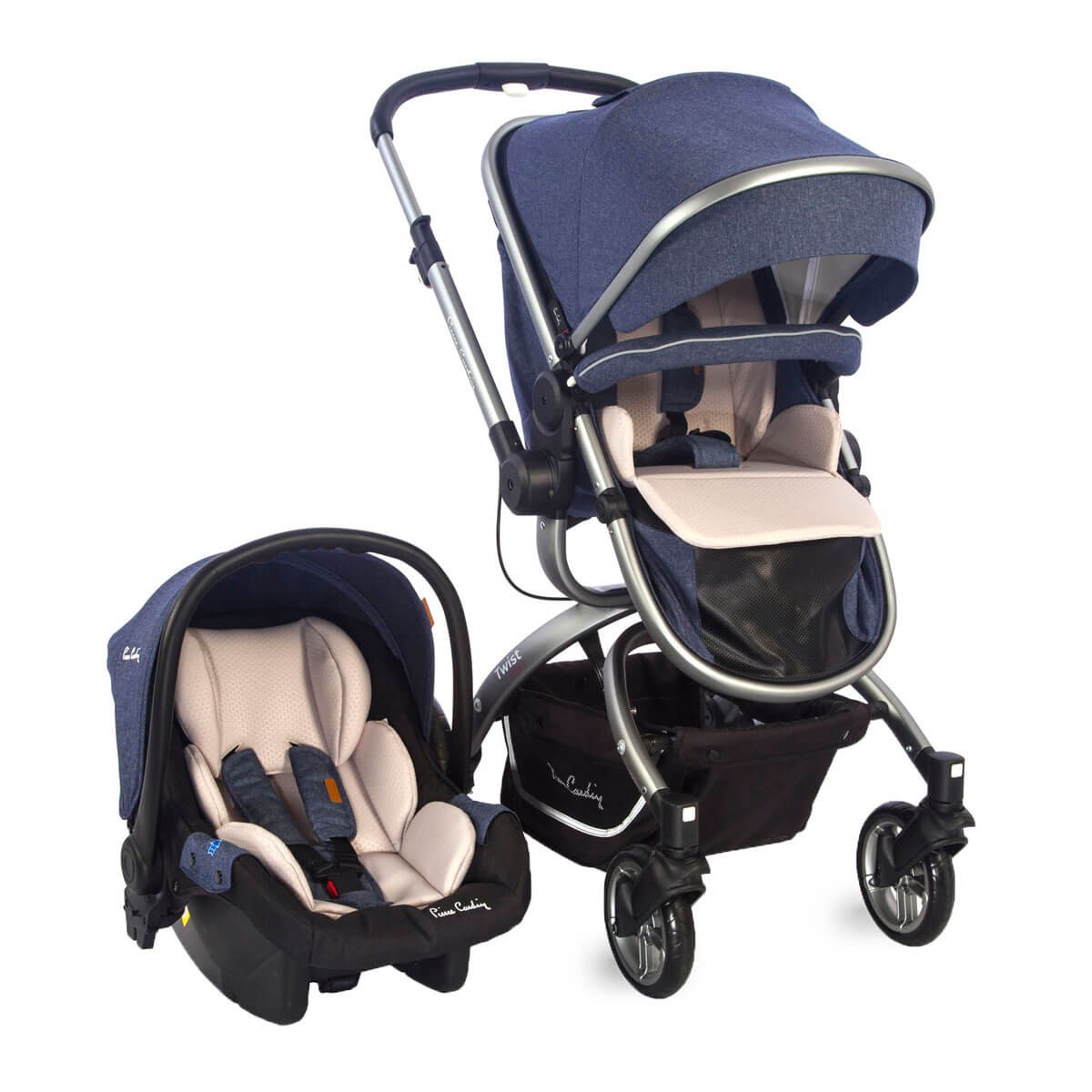 Pıerre Cardin Twist Plus Travel Sistem Bebek Arabası Lacivert