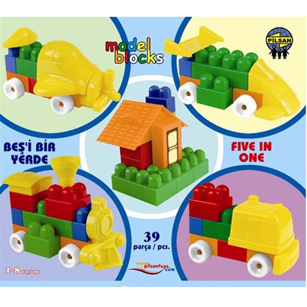 Pilsan Beşi Bir Yerde Model Bloklar