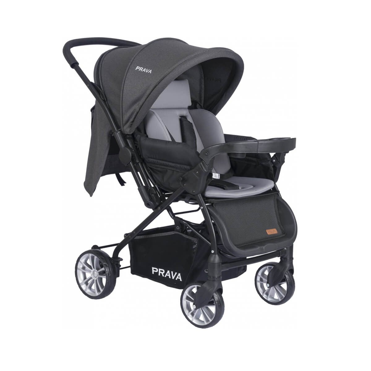 Prava P11 Dream Plus Çift Yönlü Bebek Arabası Siyah Füme