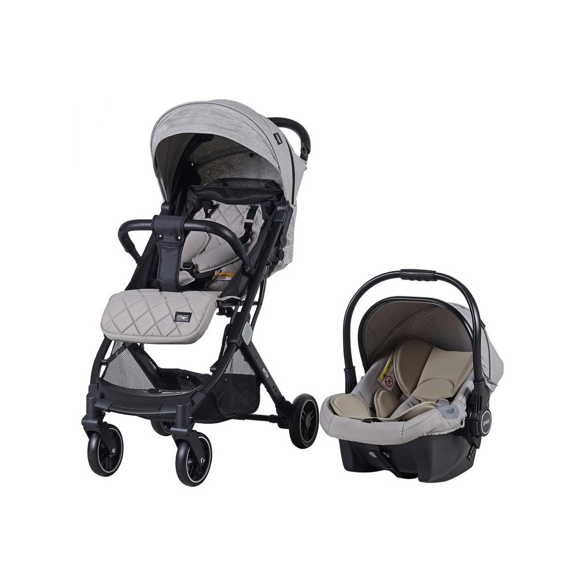Prego Aria Travel Sistem Bebek Arabası Bej