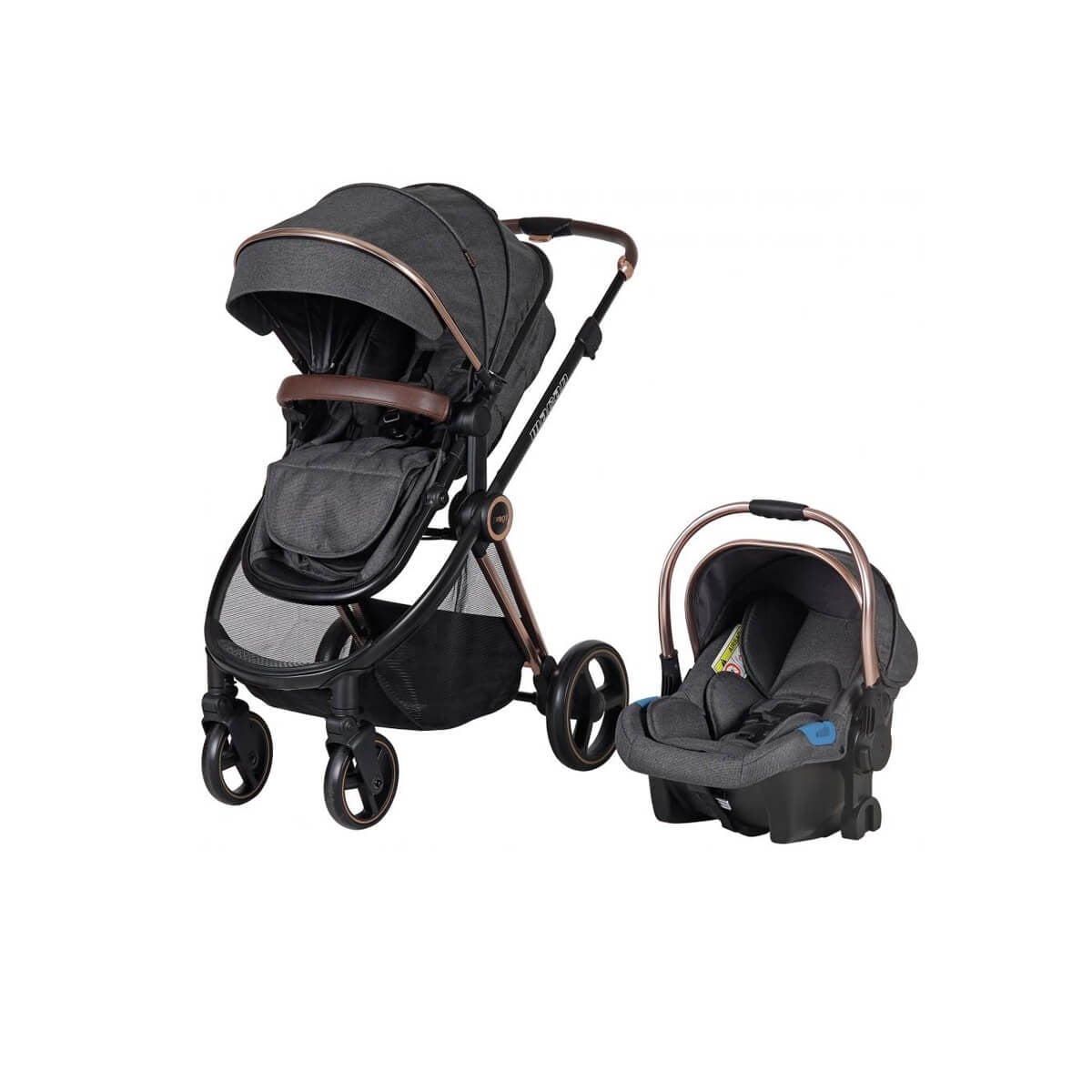 Prego Macan Travel Sistem Bebek Arabası Gri