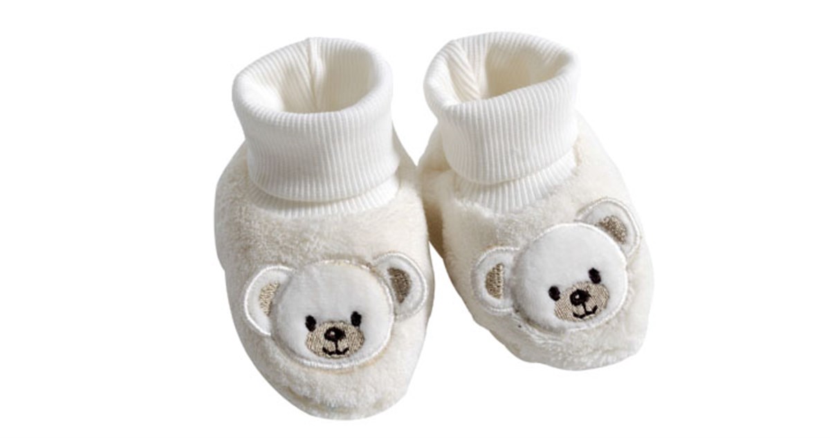 Sevi Bebe Ayıcıklı Peluş Patik