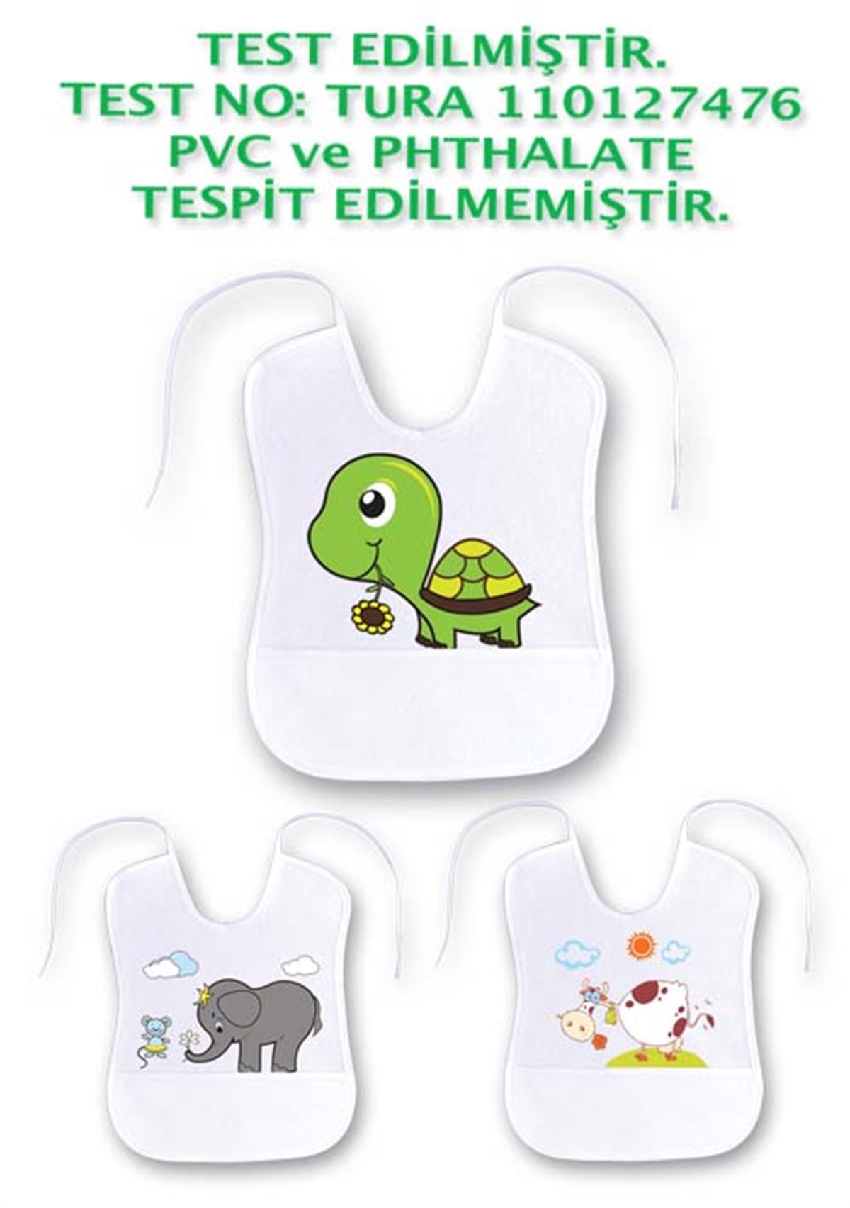 Sevi Bebe Bağcıklı Mama Önlüğü