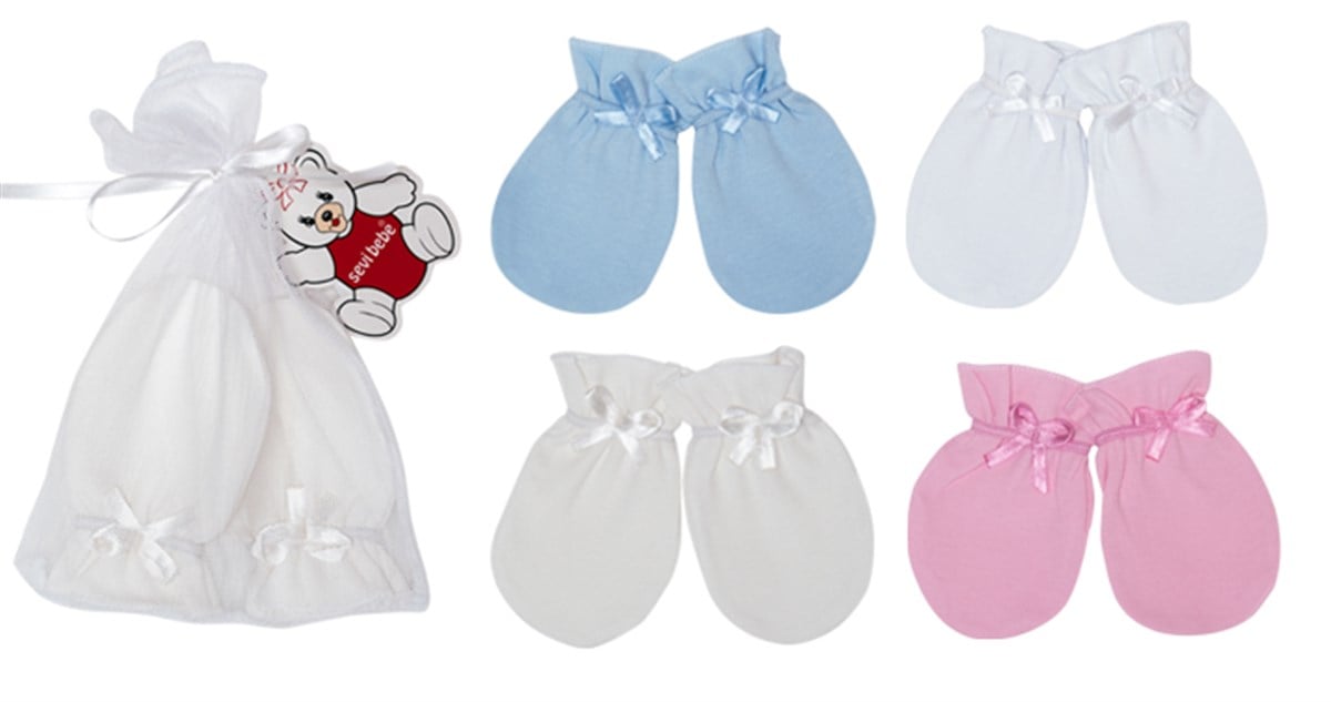 Sevi Bebe Bebe Eldiven (tül ambalajda) Pembe