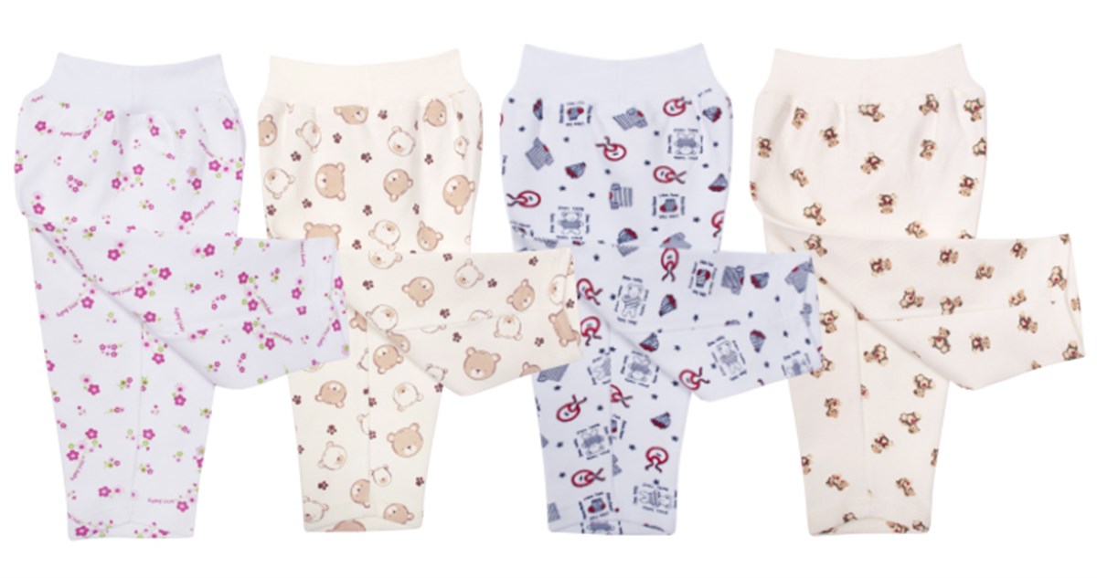 Sevi Bebe Desenli Patikli Alt Pijama Patiksiz Beden 9 Ay