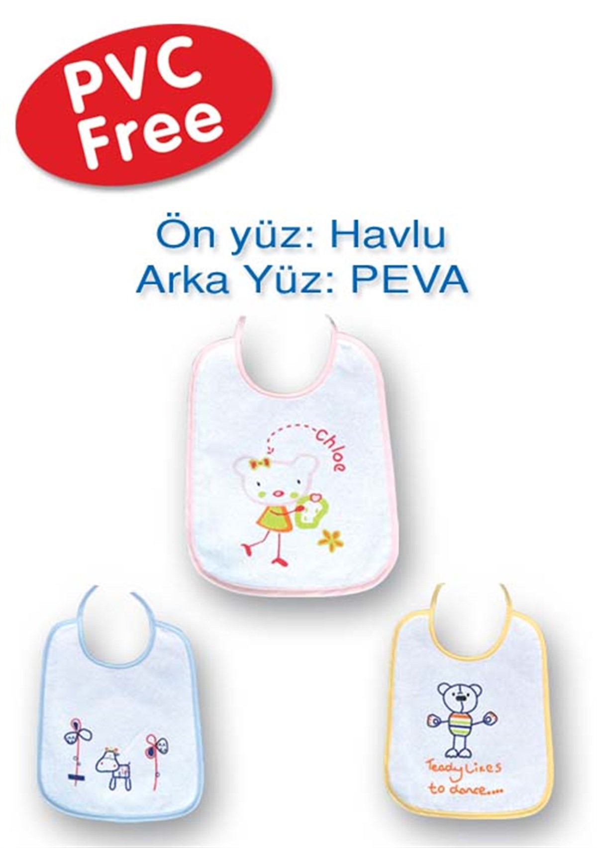 Sevi Bebe Eko Bağcıklı Havlu Önlük