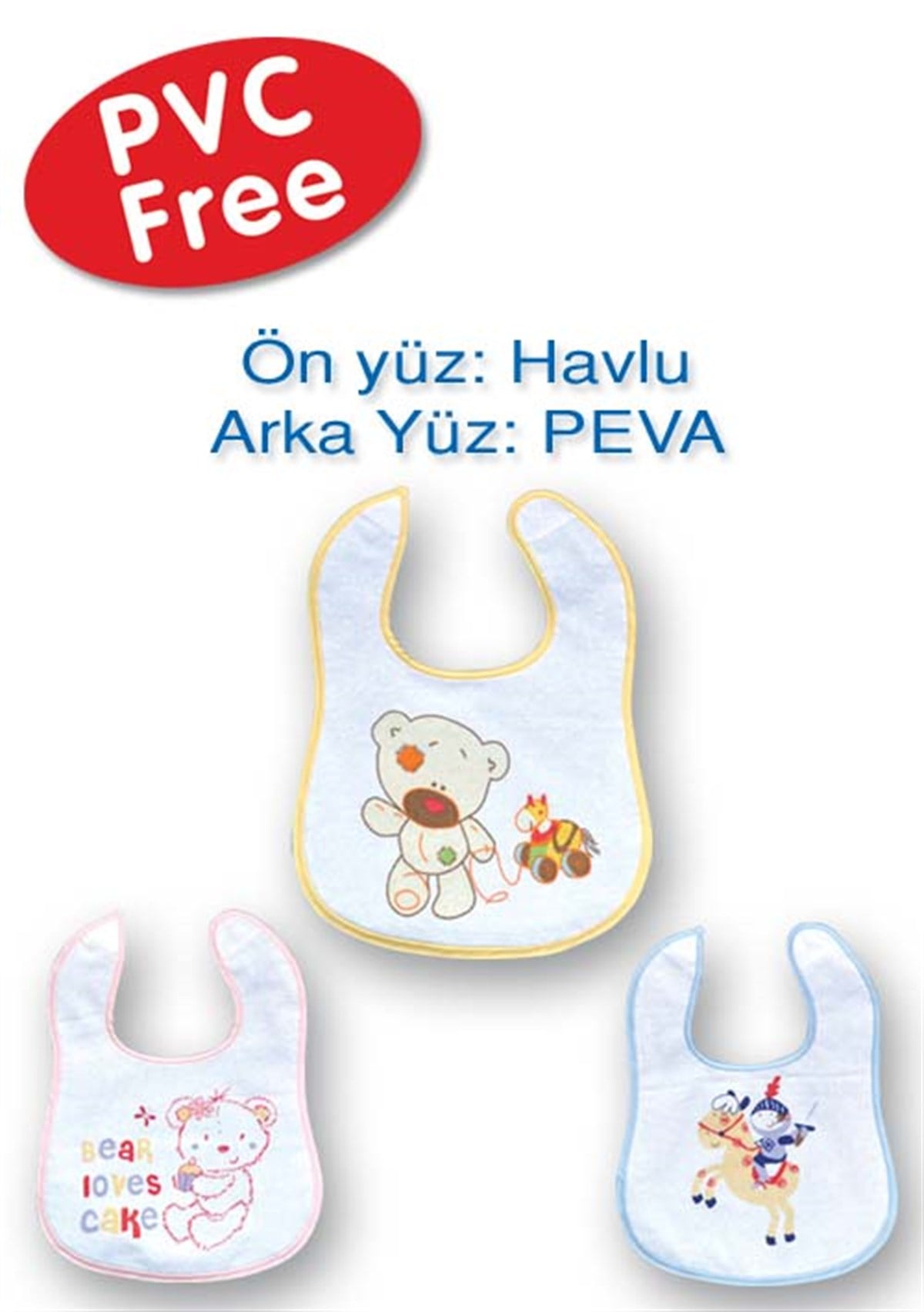 Sevi Bebe Eko Cırtlı Mama Önlüğü