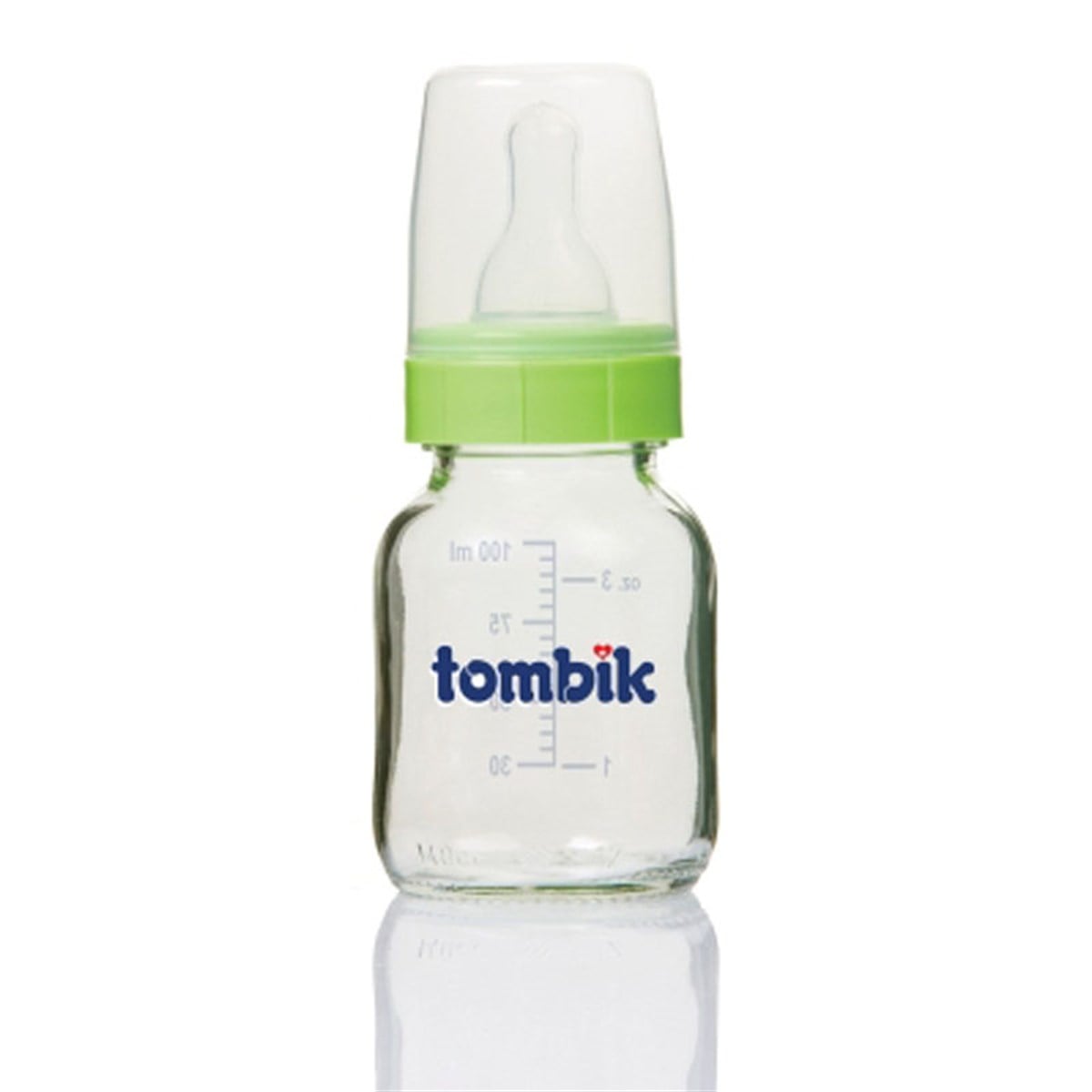Tombik Meyve Serisi 100 ml Cam Biberon Elma