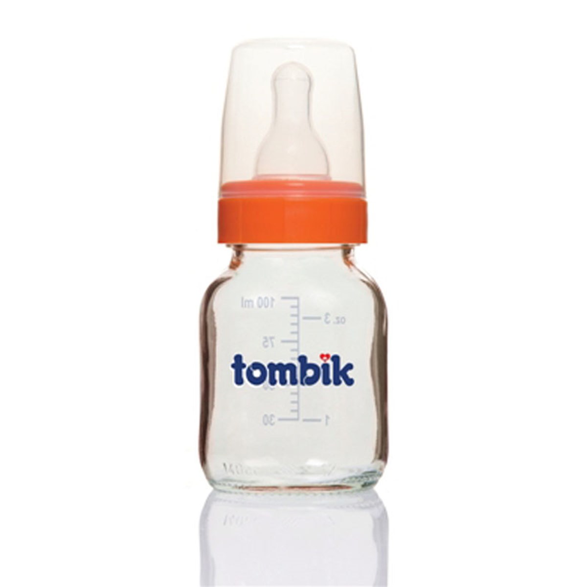 Tombik Meyve Serisi 100 ml Cam Biberon Portakal