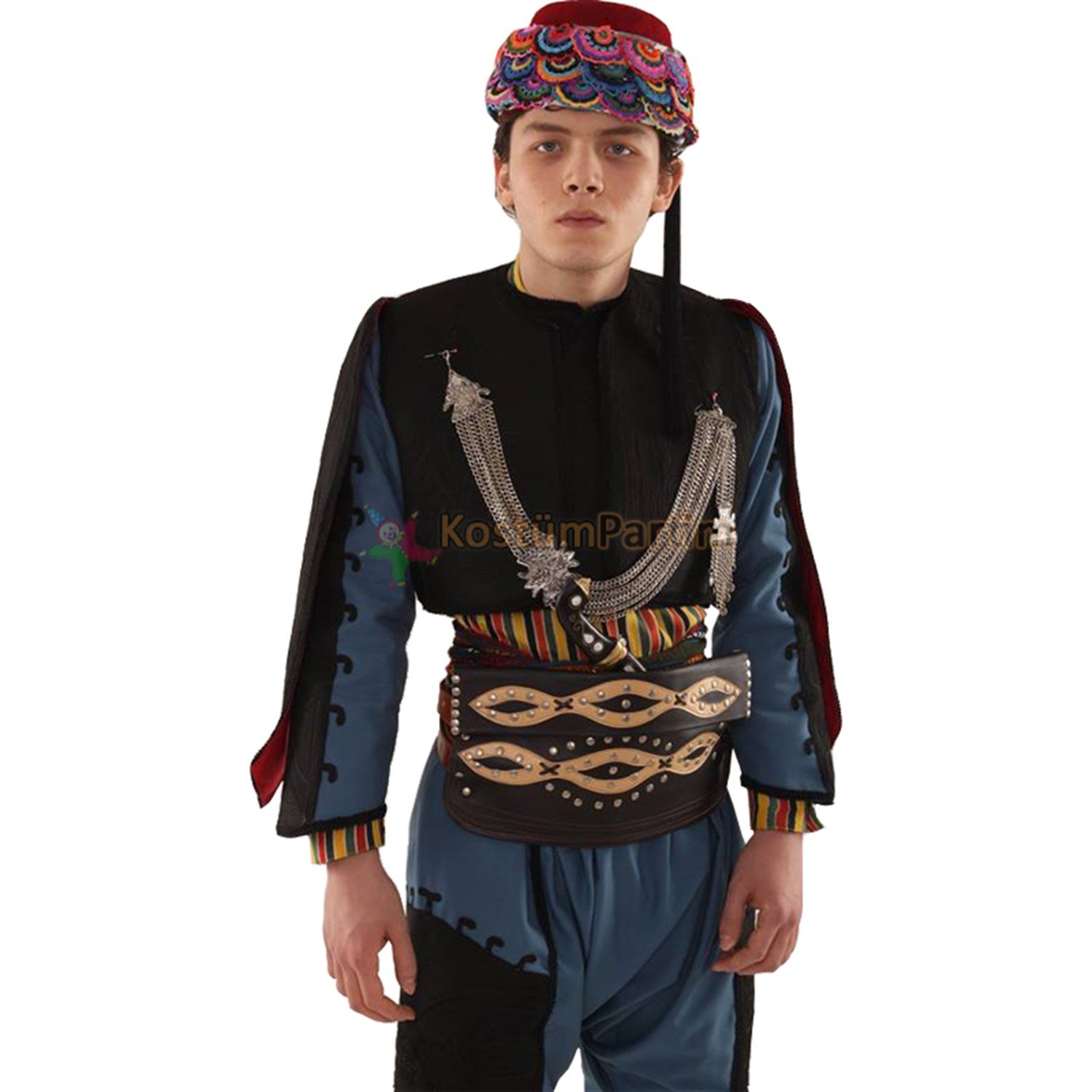 Aydın Zeybek Kostümü Yetişkin Erkek Efe Kıyafeti (Orijinal)