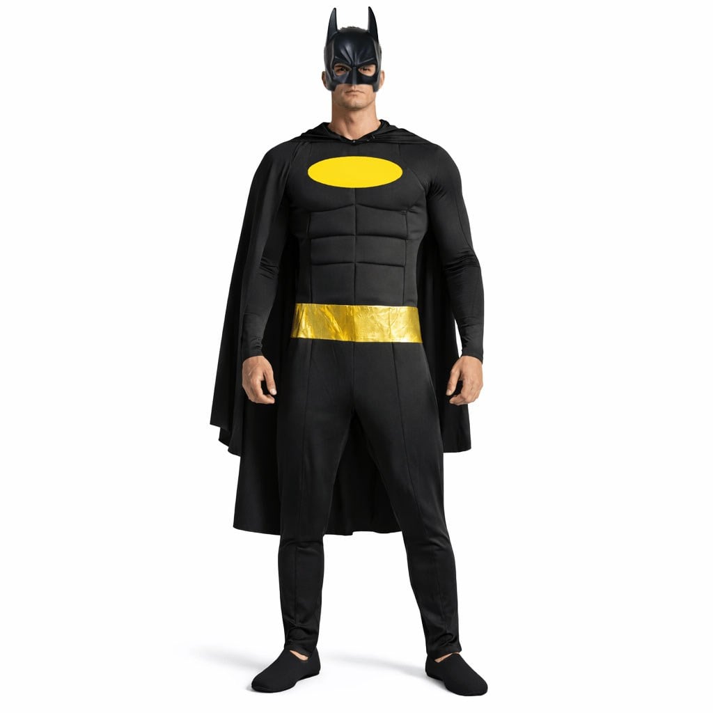 Batman Kostümü Yetişkin Kıyafeti