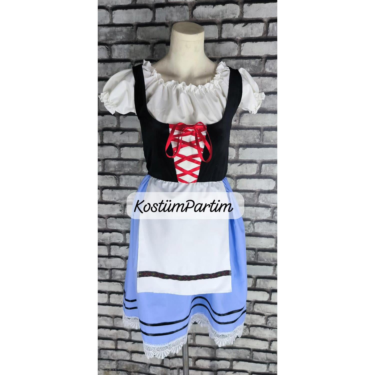 Bavyera Kostümü Alman Bayan Kıyafeti