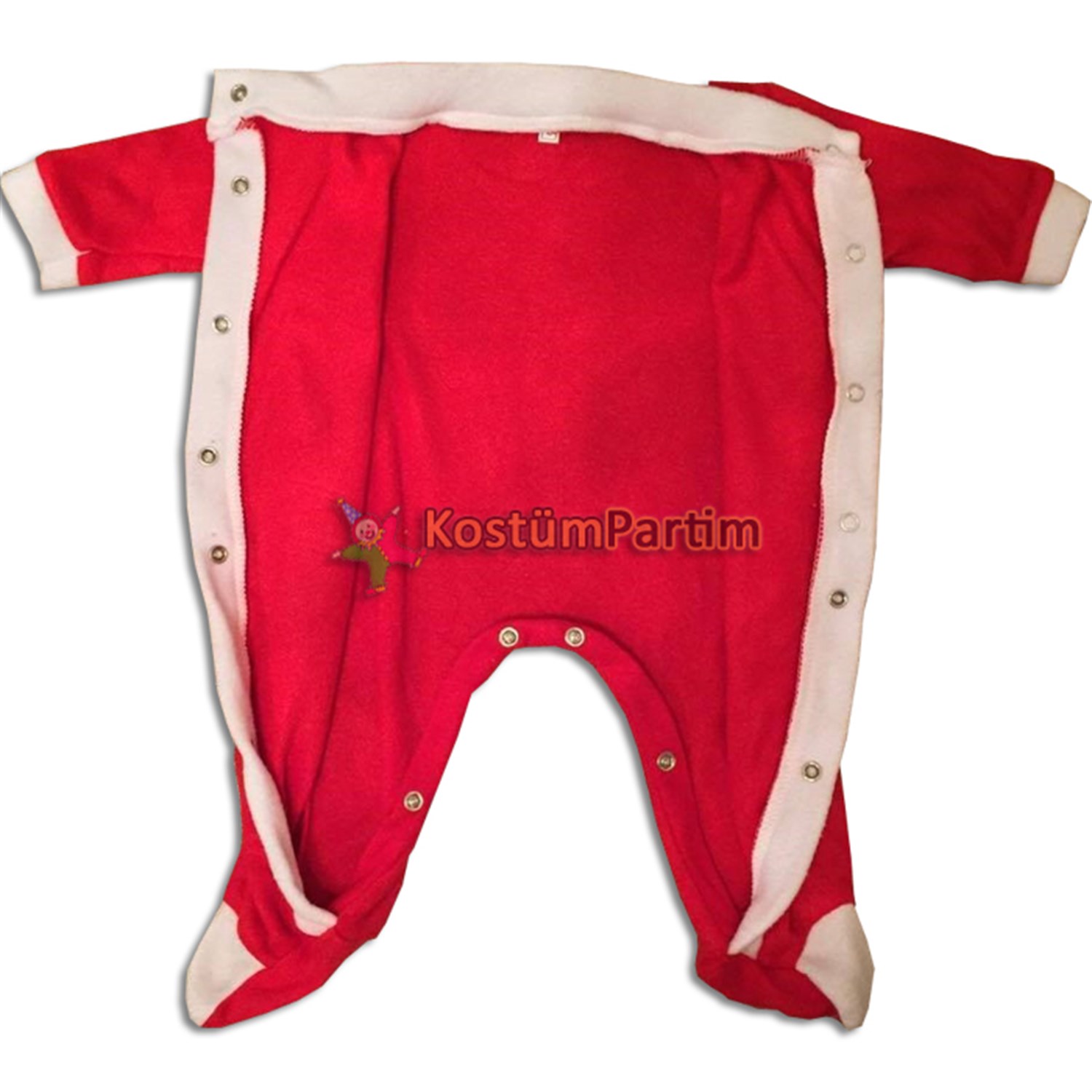 Bebekler için Noel Baba Tulumu 3-6-9 Aylık