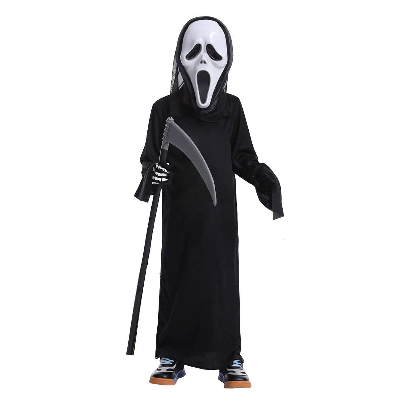 Çığlık Kostümü Çocuk Cadılar Bayramı Kıyafeti Halloween Kostümleri Çığlık Kostümü Çocuk Cadılar Bayramı Kıyafeti - KostümPartim®