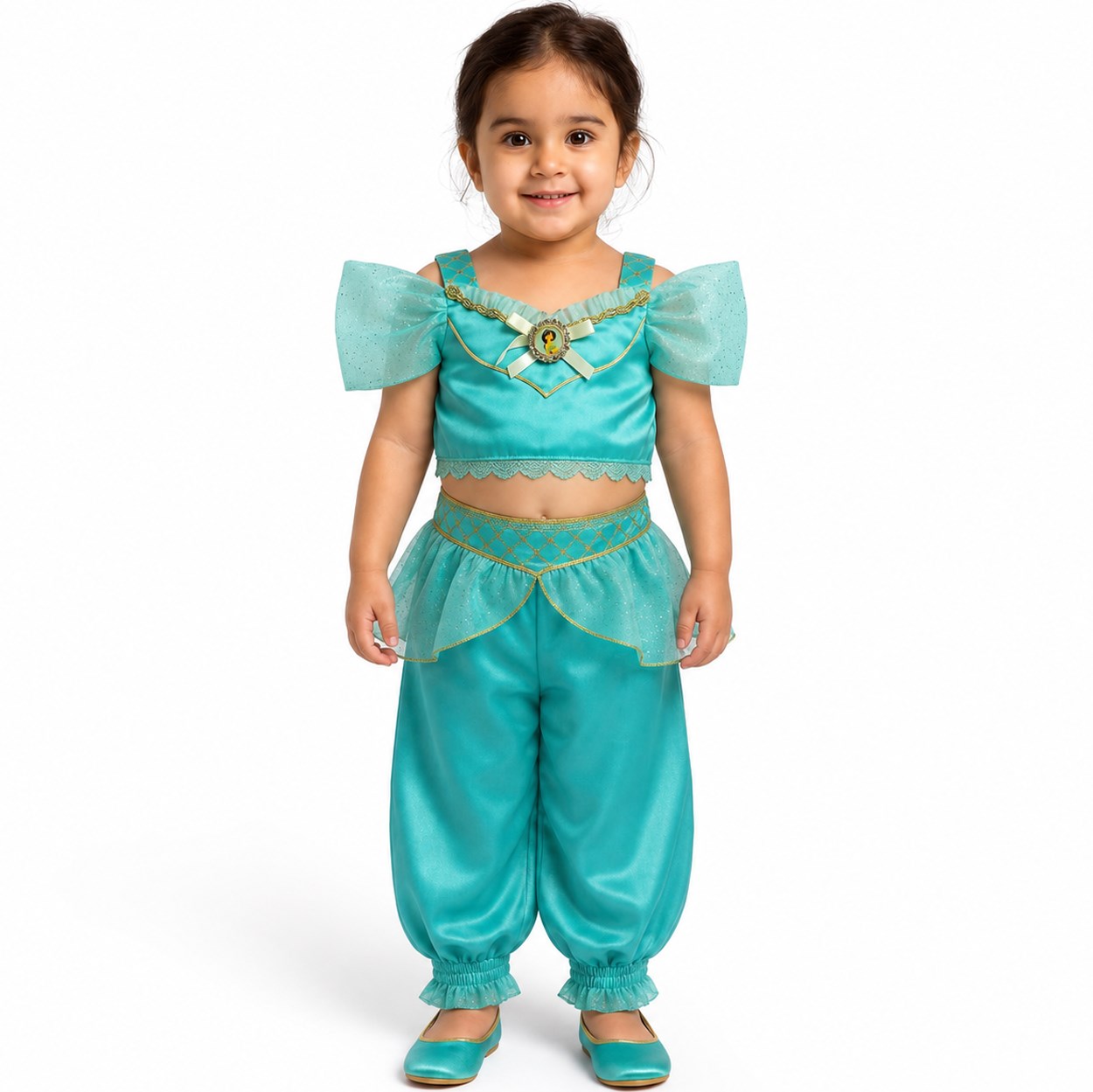 Disney Prenses Jasmine Kostümü 1-2 Yaş Kız Çocuk Prenses Elbisesi Prenses Kostümleri KostümPartim® | Disney Prenses Jasmine Kostümü 1-2 Yaş Kız Çocuk Prenses Elbisesi