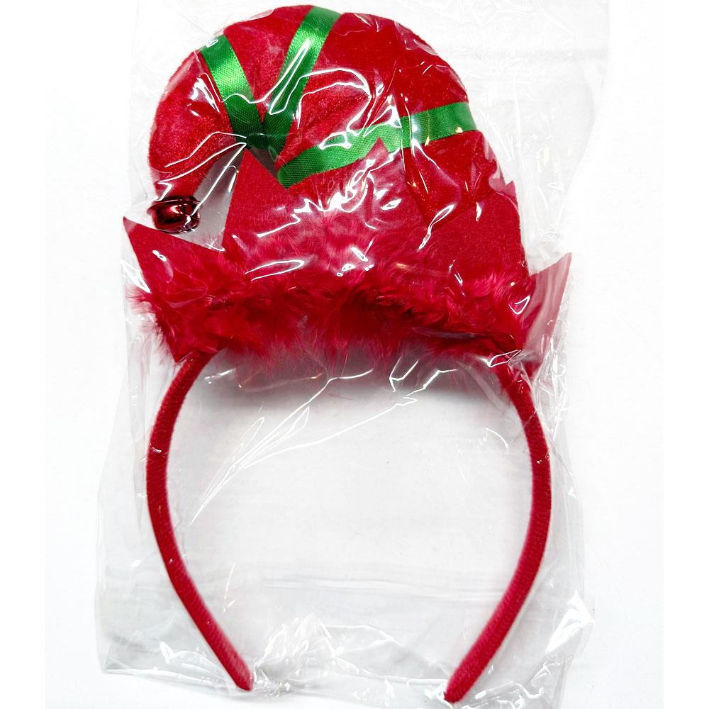 Dolgulu Kırmızı Mini Elf Şapkalı Taç Yılbaşı Parti Malzemeleri KostümPartim® Dolgulu Yeşil Mini Elf Şapkalı Taç - Yılbaşı Partilerinize Neşeli Dokunuş