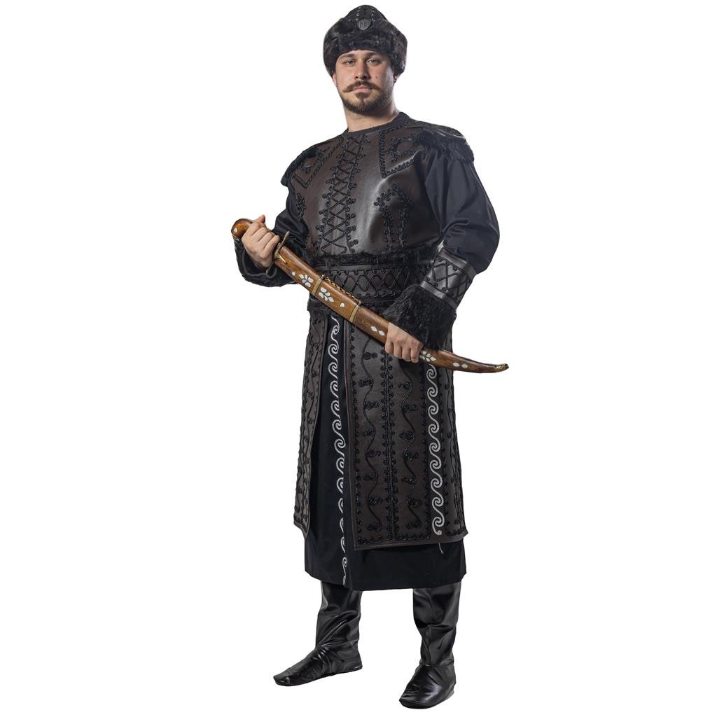 Ertuğrul Kostümü, Yetişkin Kayı Boyu Kıyafeti Siyah
