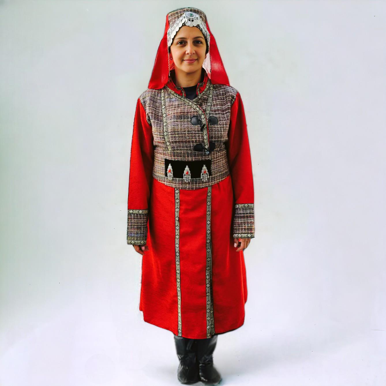 Halime Hatun Kıyafeti Osmanlı Dönemi Kadın Kostümü