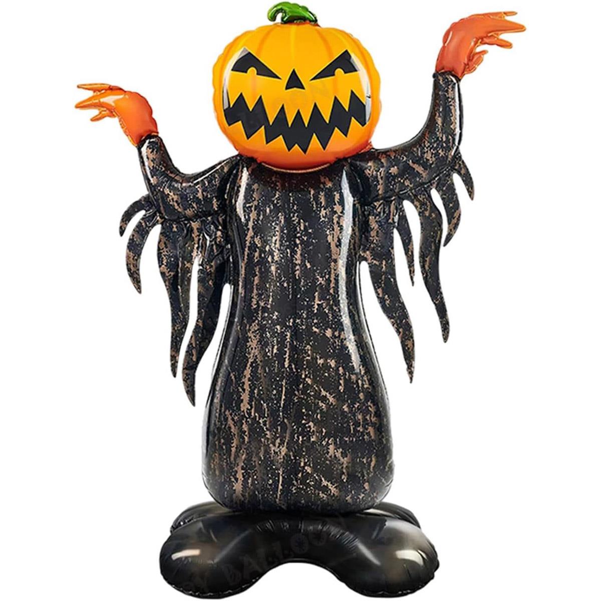 Halloween Folyo Balon Balkabağı Korkuluk 115x86cm