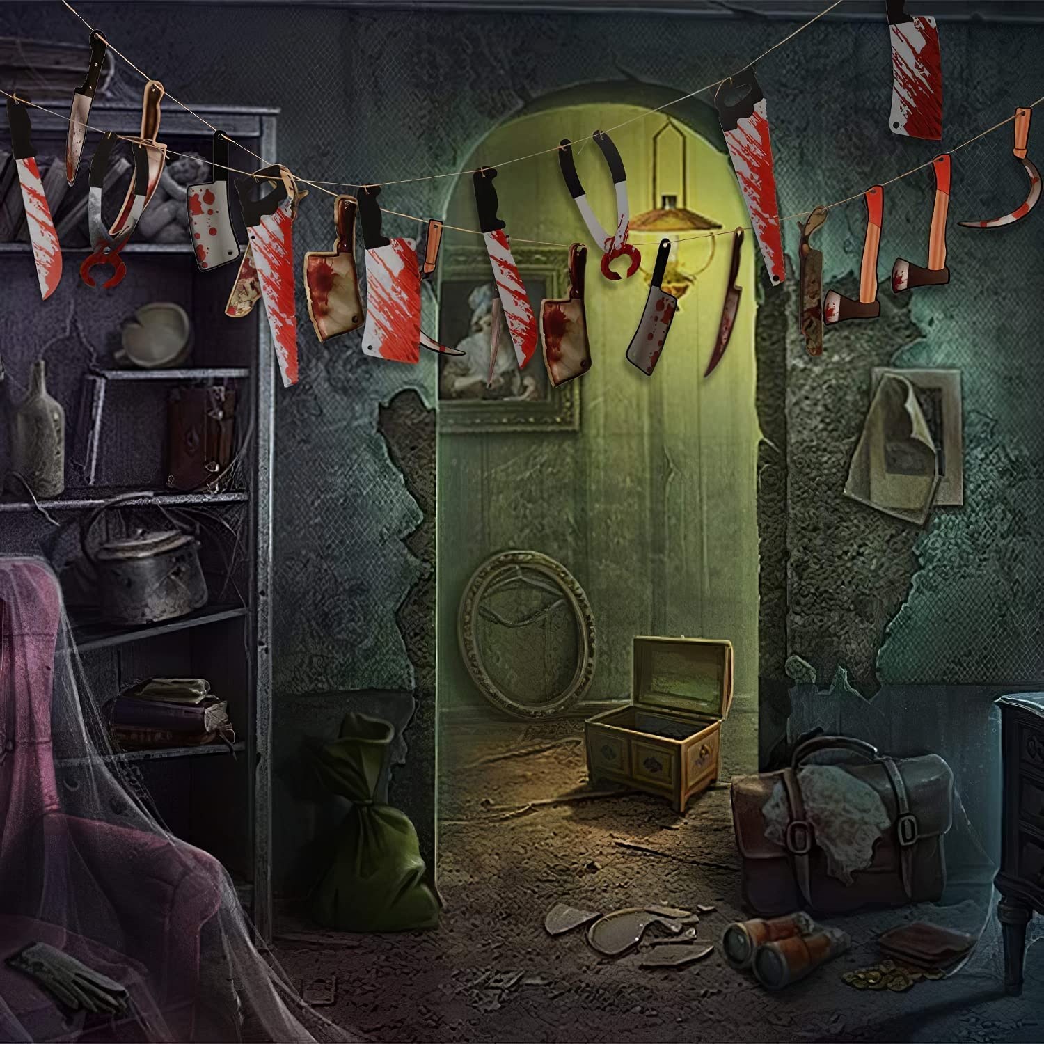 Halloween Kanlı Aletler, Cadılar Bayramı Dekorasyonu