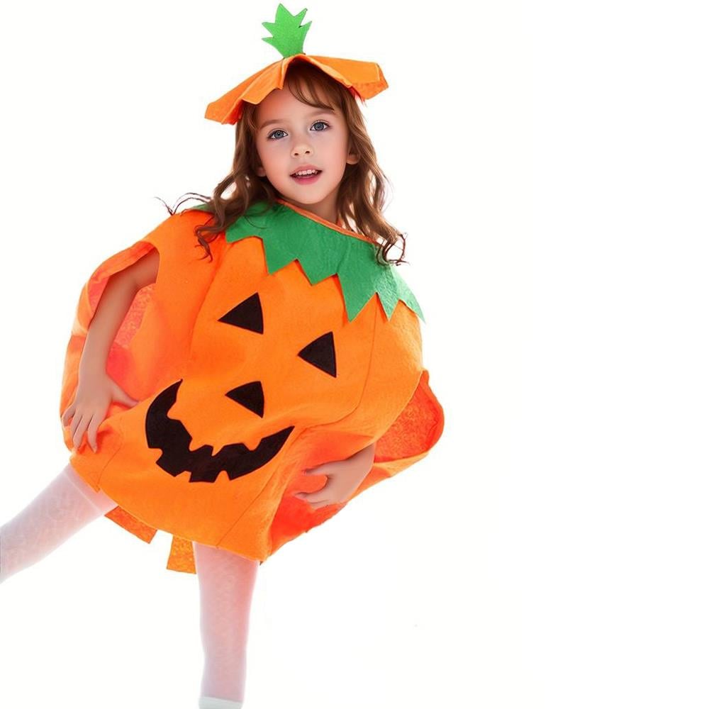 Halloween Kostümü Balkabağı Çocuk Kabak Kıyafeti