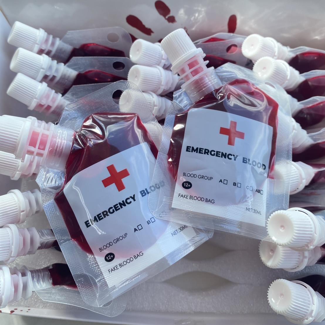 Halloween Mini Yapay Kan Torbası 30ml (dolu)