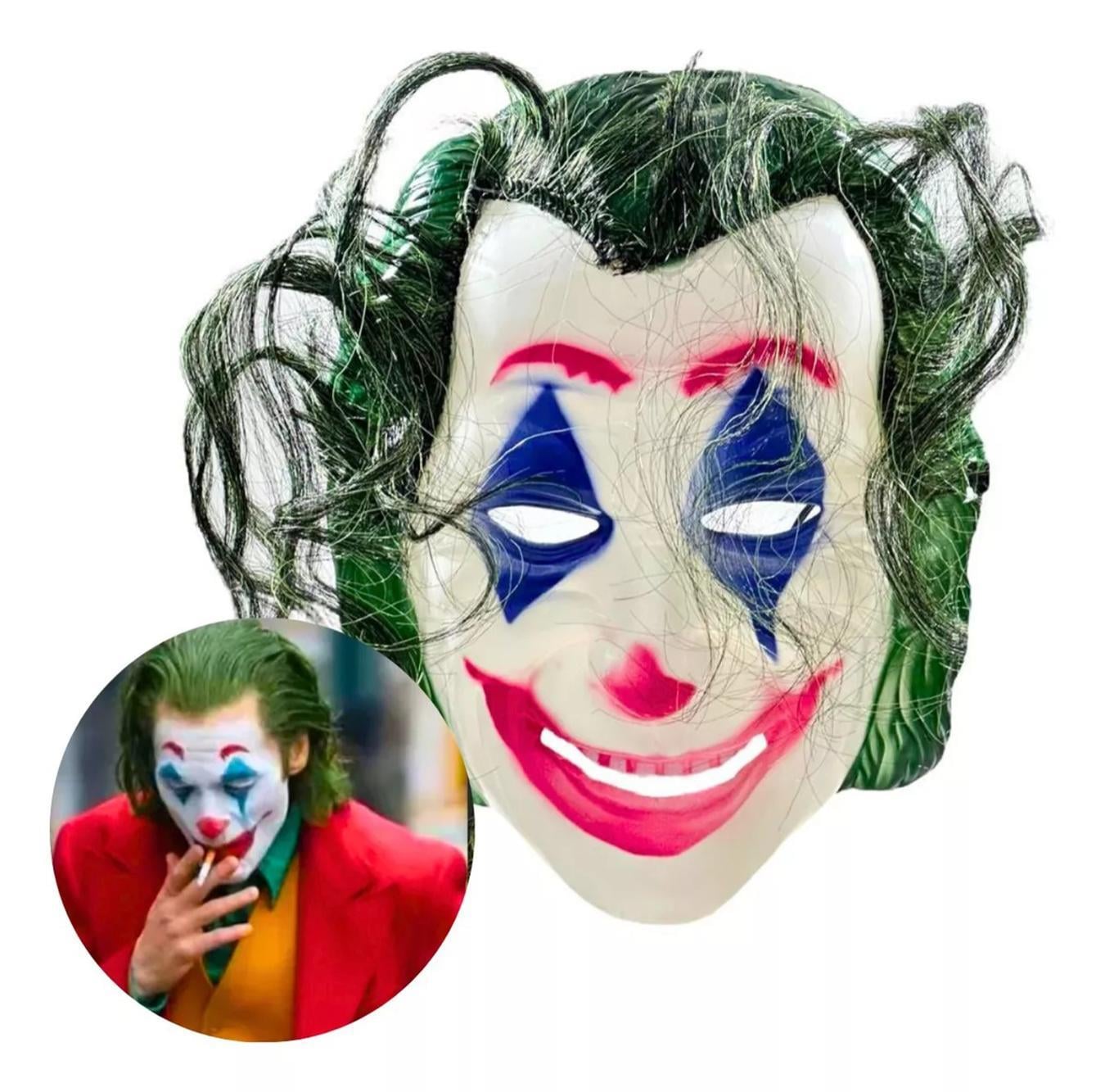 Joaquin Phoenix Joker Maskesi – Yeşil Saçlı Cosplay ve Film Karakteri Maskesi