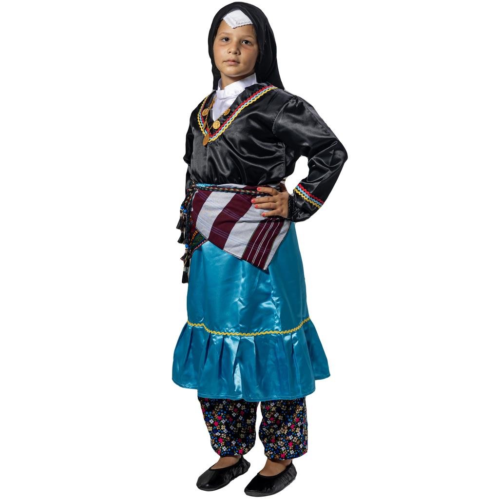Karadeniz Yöresel Kız Çocuk Kostümü