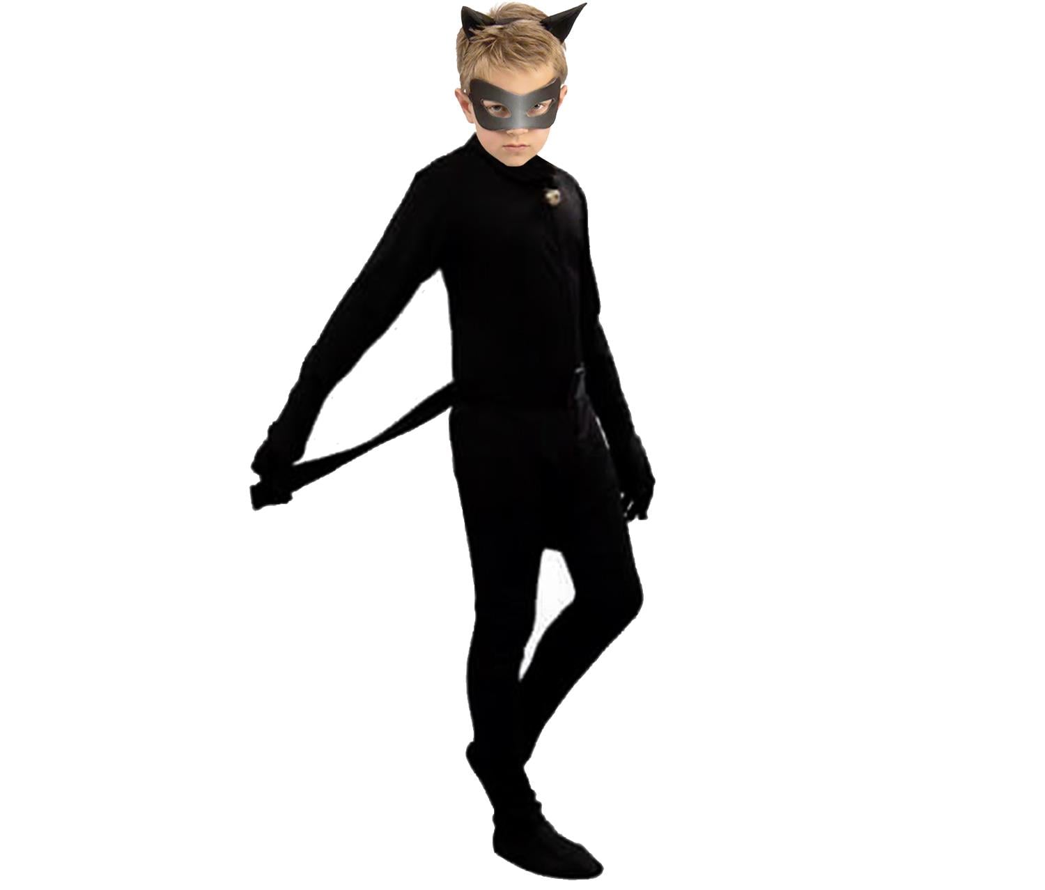 Mucize KaraKedi Kostümü Cat Noir Kıyafeti