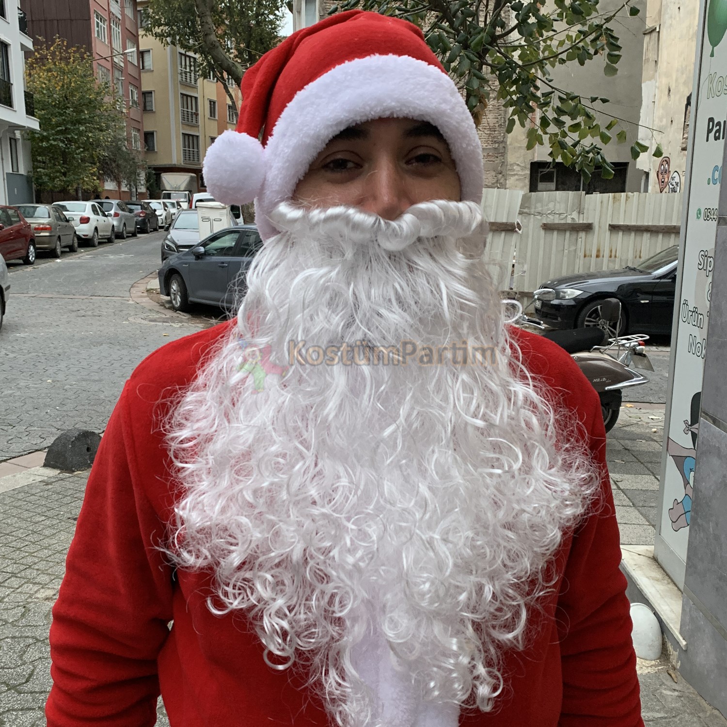 Noel Baba Kostümü Polar Lüks