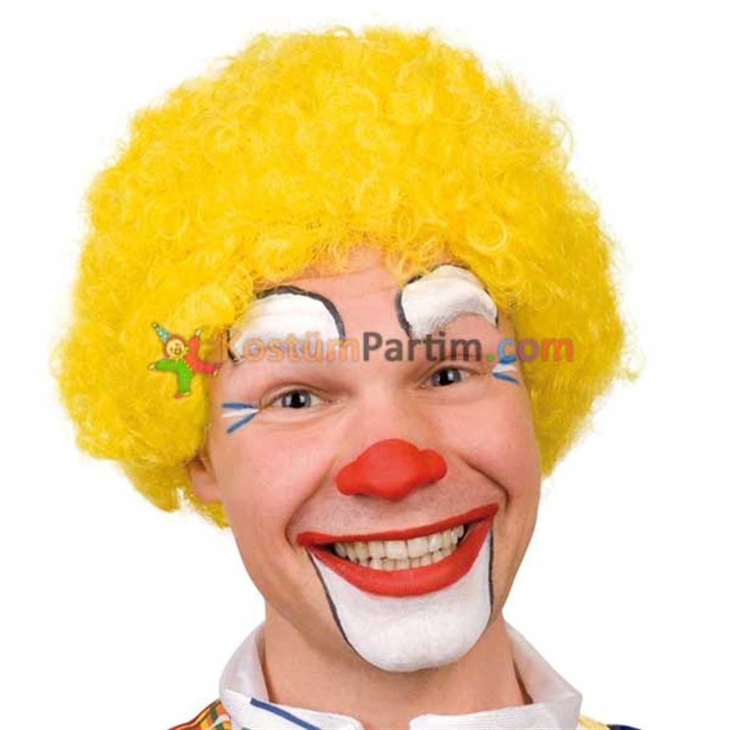 Palyaço Peruğu SarıPalyaço Aksesuarları