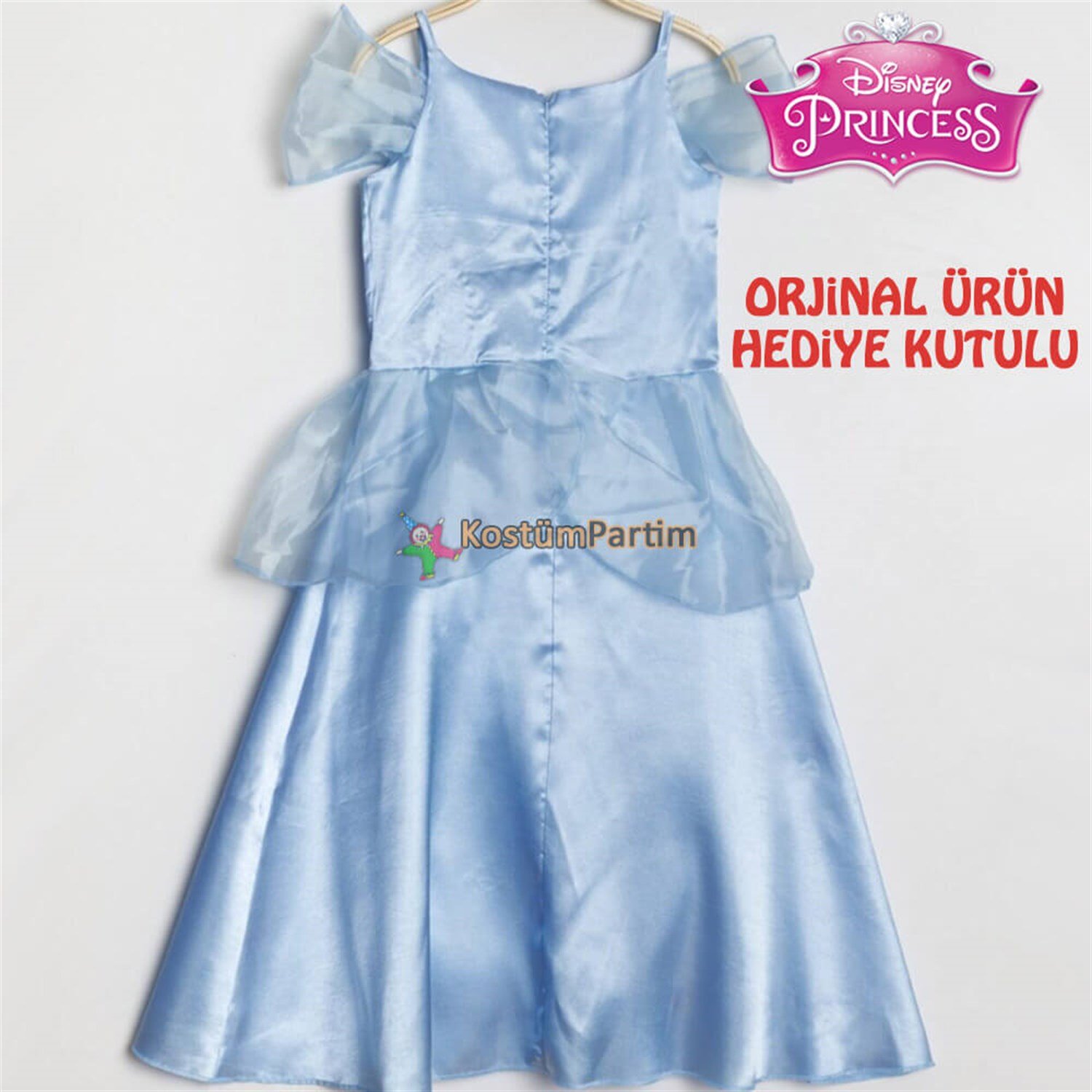 Prenses Sindirella Kostümü (Disney Lisanslı) 7-9Yaş