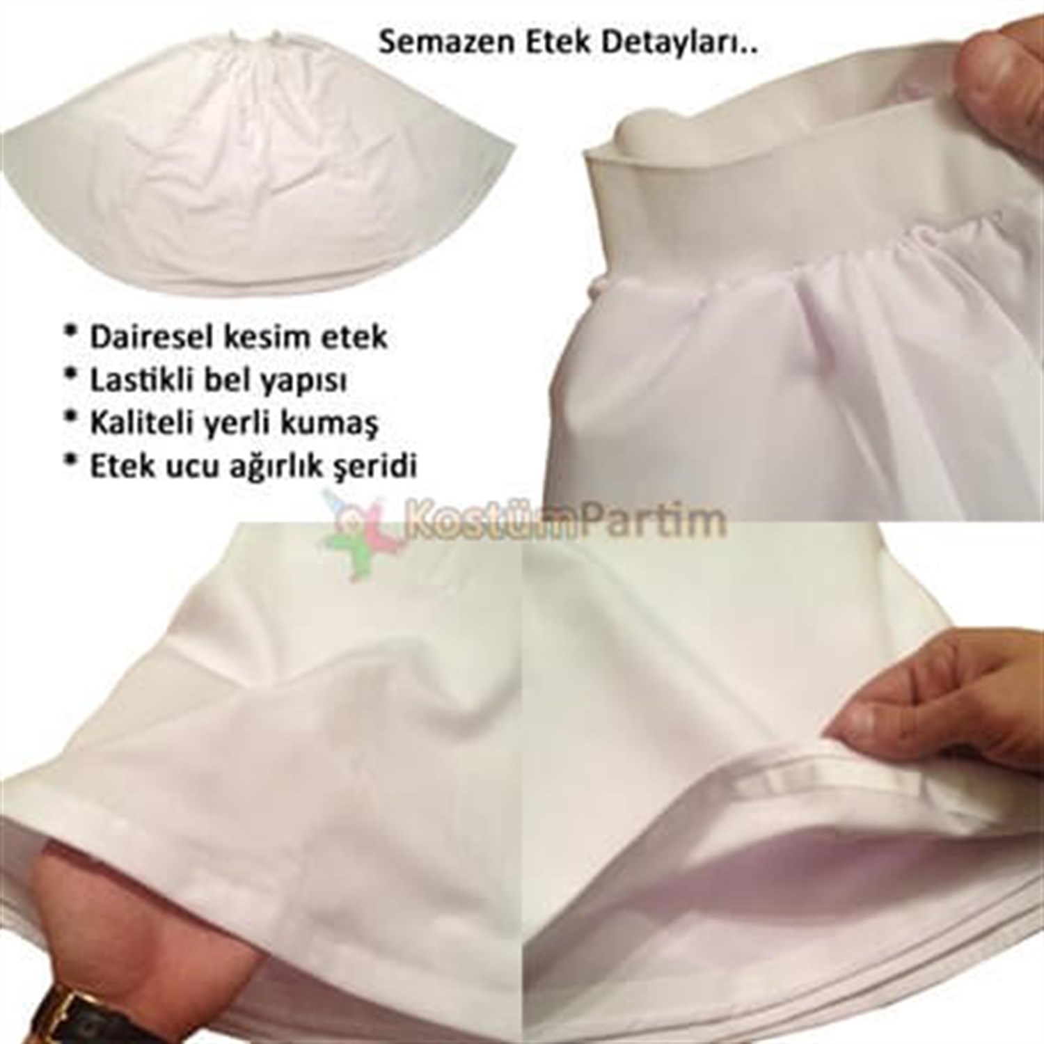 Semazen Kostümü Yetişkin Mevlevi Kıyafeti