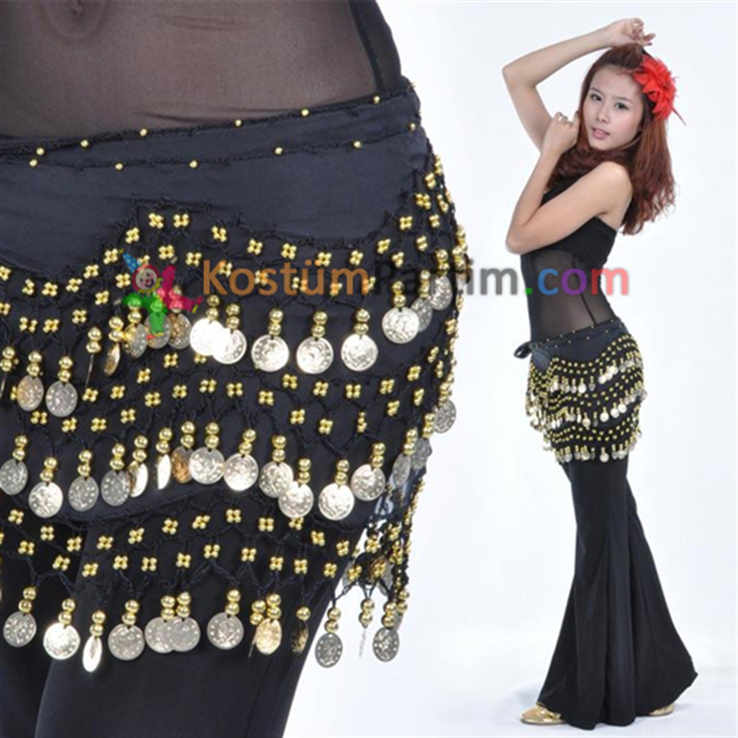 Shakira Kemeri Siyah Şifon