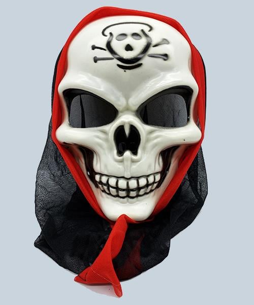 Siyah Pelerinli Danger Baskılı Dişli İskelet Kuru Kafa Maske Maskeler KostümPartim® Siyah Pelerinli Danger Baskılı Dişli İskelet Kuru Kafa Maske – Halloween ve Korku Temalı Kostümler İçin Etkileyici Maske