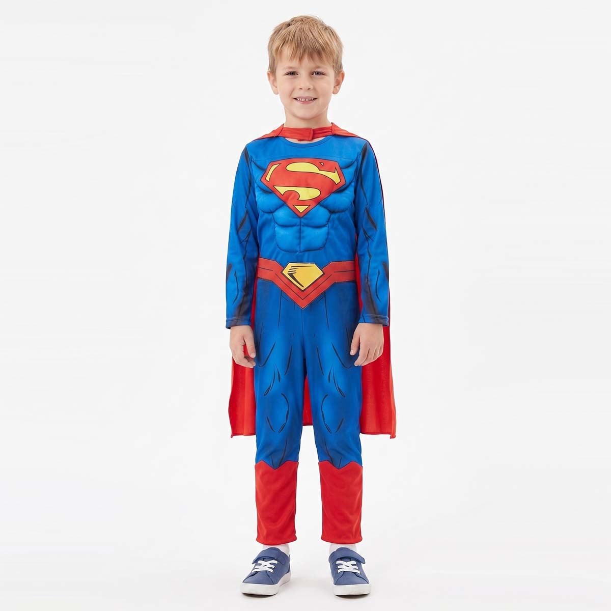 Superman Kostümü Orijinal Lisanslı Erkek Çocuk Kıyafeti