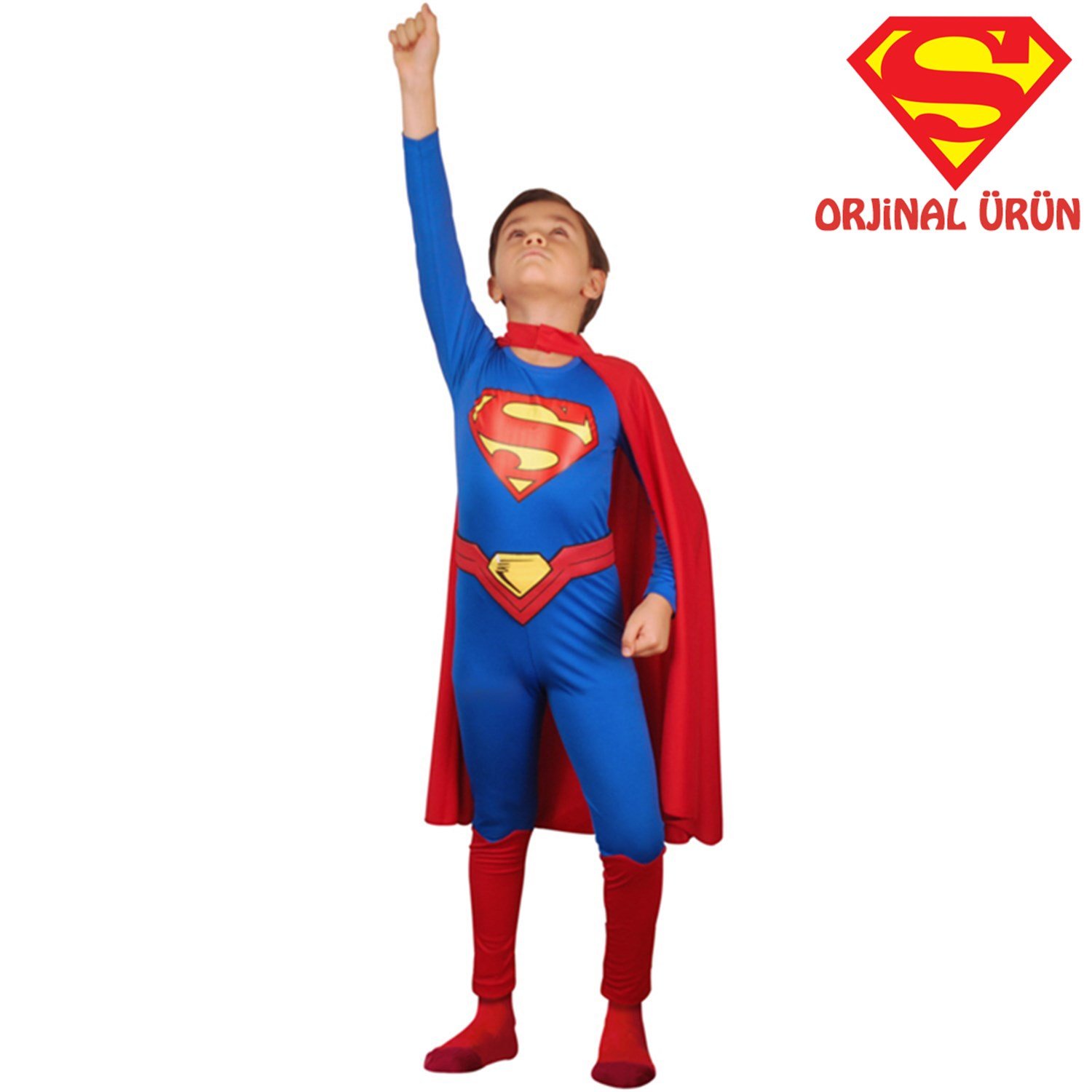 Superman Kostümü Orijinal Lisanslı 7-9Yaş