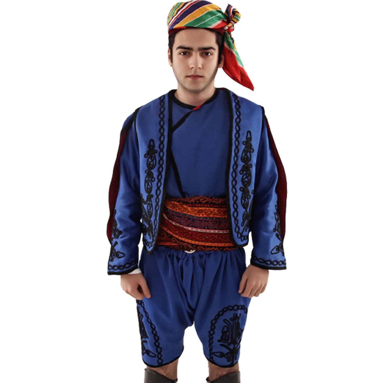 Zeybek Kostümü Yetişkin Erkek Kıyafeti (Eco) Uygun Model