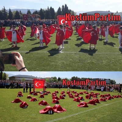 Bayrak Pelerin, 23 Nisan Türk Bayrağı Gösteri Pelerini