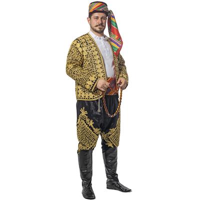 Ağa Kostümü Orijinal İşlemeli Yetişkin Kıyafeti Lüks