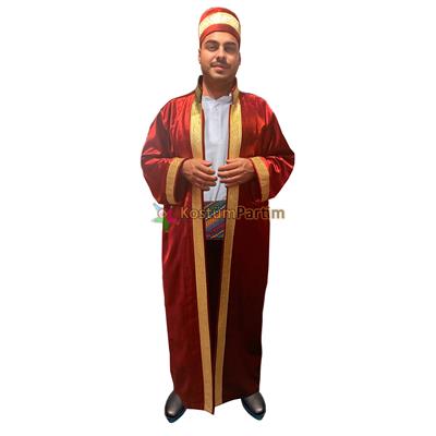 Ahi Baba Kıyafeti Ahi Evran Kostümü Yetişkin Erkek