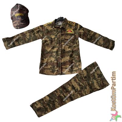 Asker Kostümü Çocuk Asker Kıyafeti